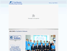 Tablet Screenshot of fujielectric.com.my