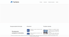 Desktop Screenshot of fujielectric.eu